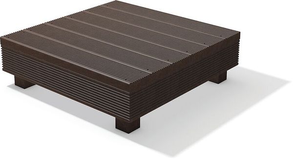 Holz-Sockel, Riffelolager, Palettenoberfläche, Holzplatte, Gartenmöbel-Platform