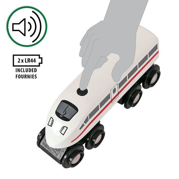 BRIO Schnellzug mit Sound, 3 Teile, ab 3 Jahre BRIO Schnellzug mit Sound, 3 Teile, ab 3 Jahre