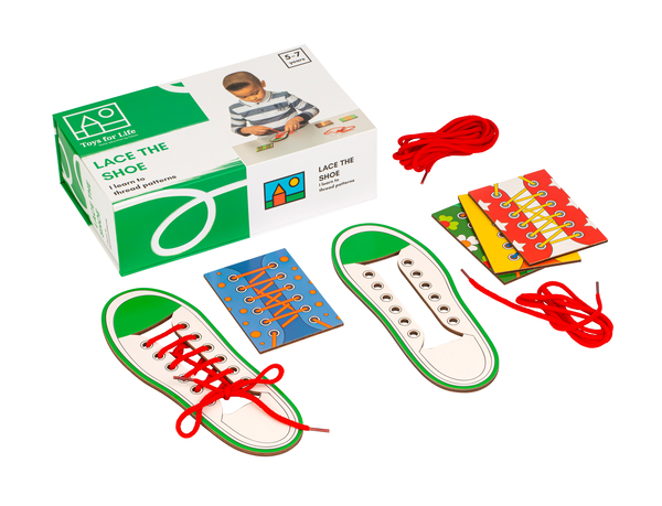 TOYS FOR LIFE Schuhe schnüren, ab 3 Jahre