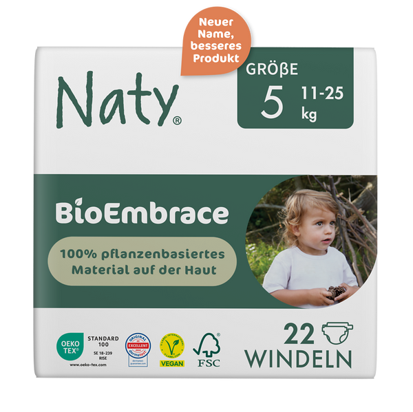 NATY Ökowindeln, Größe 5 (11-25 kg), 22 Stück NATY Ökowindeln, Größe 5 (11-25 kg), 22 Stück