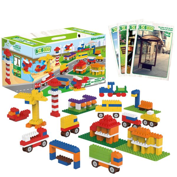 Lego-ähnlich, Bausteine, Konstruktionsspielzeug, Spielzeugauto, Bau-Set