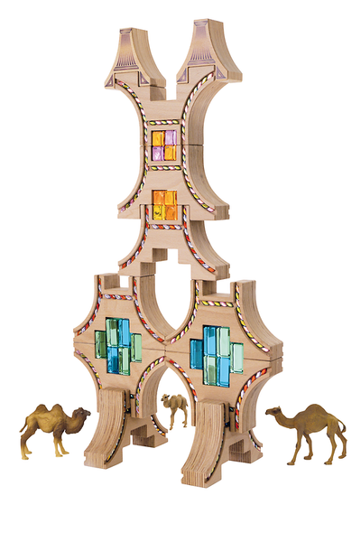 REGENBOGENLAND Himalaya-Tempel, 8 Elemente mit 432 Glitzersteinen REGENBOGENLAND Himalaya-Tempel, 8 Elemente mit 432 Glitzersteinen