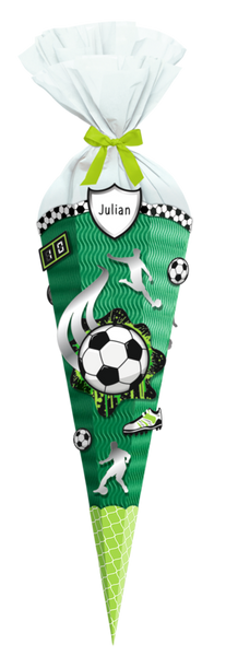 Geschwister-Schultüten-Bastelset Easy Line Fußball, 41 cm, 1 Set