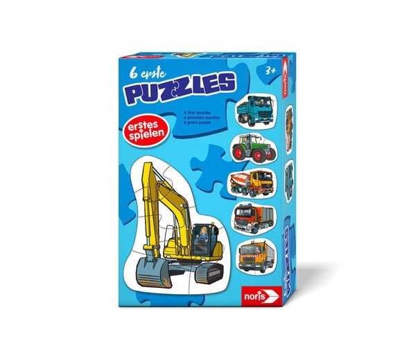 puzzle, Baustellenfahrzeuge, Bauausrüstung, Fahrzeug-Puzzle, Mehrteilig