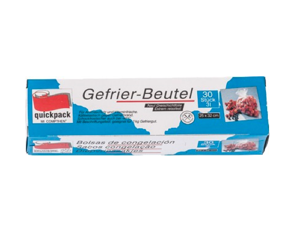 Gefrierbeutel, Beutel, Gefriergut, Kühlbeutel, Küchenzubehör