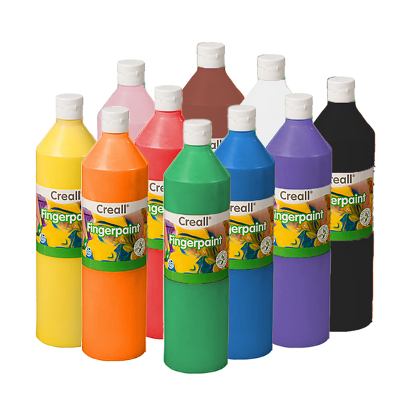 CREALL Fingerfarben-Set mit 10 Farben, 10 x 750 ml CREALL Fingerfarben-Set mit 10 Farben, 10 x 750 ml