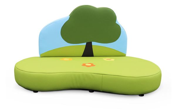 Kindersofa Natur, Sitzhöhe 30 cm
