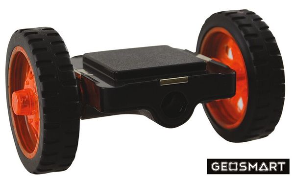 Rädern, RC-Basis, 2-Rad-Chassis, orange Räder, Geosmart
