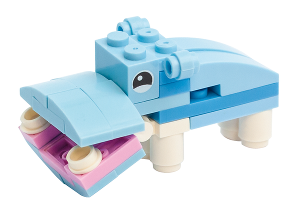 Kleines Baustein-Set Safari-Tiere