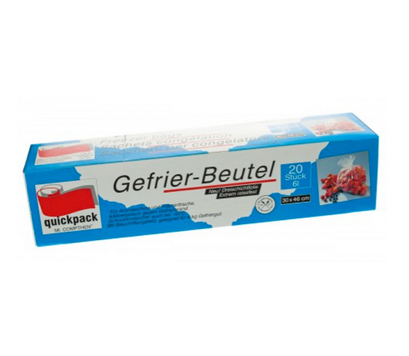 Gefrierbeutel 6 L , 4x20 Stück Gefrierbeutel 6 L , 4x20 Stück