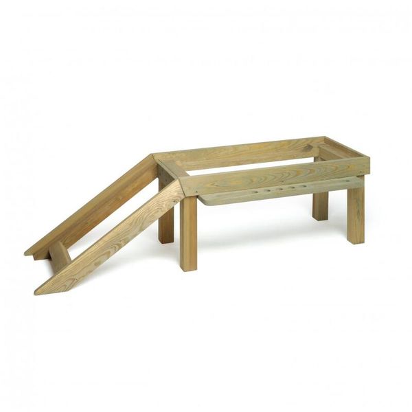 Holzspielgerät, Kletterrampe, Holzspielzeug, Kinderkletterstufe, Rutsche