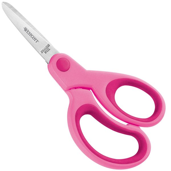 Schere, rosa Schere, Kinderschere, Edelstahlklinge, Haushaltsschere