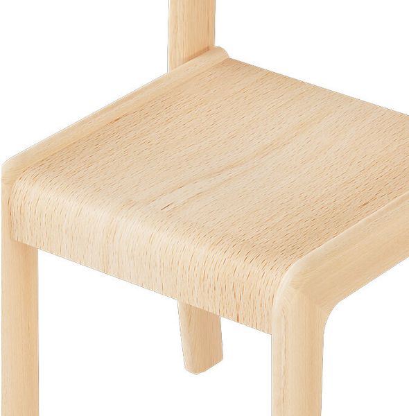 Holzstuhl, Sitzfläche Holz, Naturholz, Stuhlbein, Holzstruktur