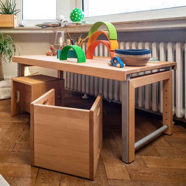 DECOR Wandelstuhl Buche massiv, Sitzhöhe (17, 22 und 32 cm) DECOR Wandelstuhl Buche massiv, Sitzhöhe (17, 22 und 32 cm)