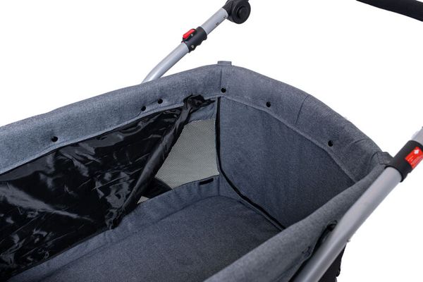 Kinderwagen, Sportsitz, Griffstange, Stoffbezug, Netzfach