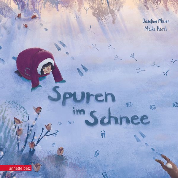 Schnee, Kinderbuch, Spuren, Winter, Kind im Schnee