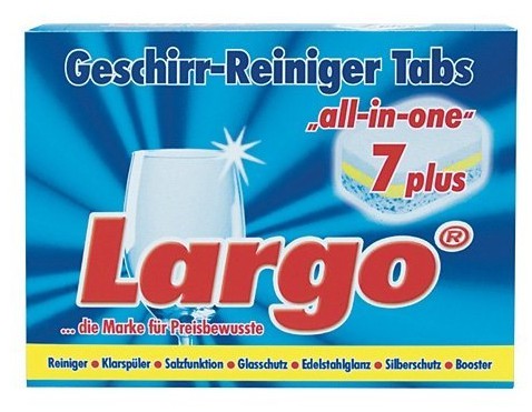 Geschirrreiniger, Reinigungsmittel, All-in-One, 7 plus, Largo