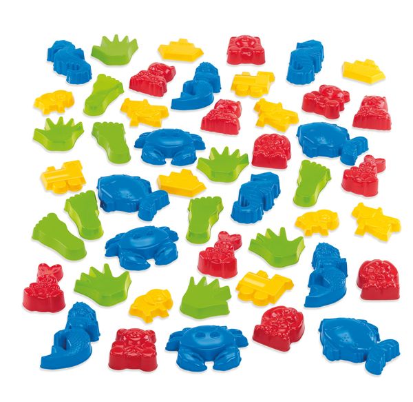 Knetspielzeug, Formen-Platten, Bunte Figuren, Tierformen, Klemmbausteine