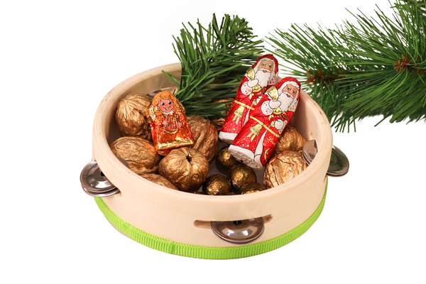 Schellen-Tamburin mit 3 Schellen  Schellen-Tamburin mit 3 Schellen