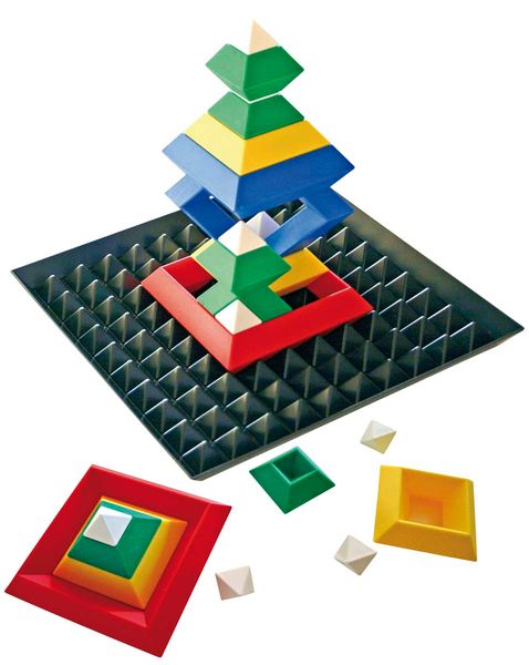Triangle Puzzle mit Base, 24-tlg. + Base Triangle Puzzle mit Base, 24-tlg. + Base
