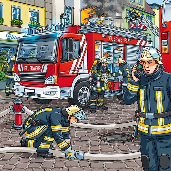 RAVENSBURGER Puzzle Helfer in der Not, 3 x 49 Teile, ab 5 Jahre RAVENSBURGER Puzzle Helfer in der Not, 3 x 49 Teile, ab 5 Jahre