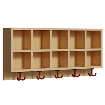 Eingang & Kindergarten-Garderobe