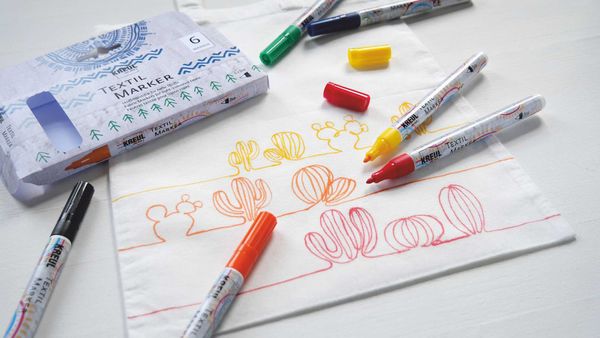 KREUL Textil Marker fine 6er Set KREUL Textil Marker fine 6er Set