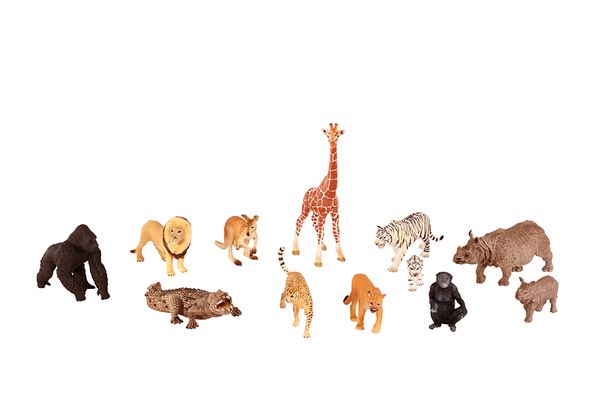Tierfiguren, Tierfiguren Set, Jungle Tiere, Wildtiere, Säugetiere