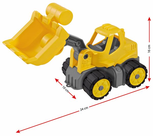 BIG Power-Worker Mini Radlader, Kunststoff, 31 x 20 x 23 cm, 2-5 Jahre