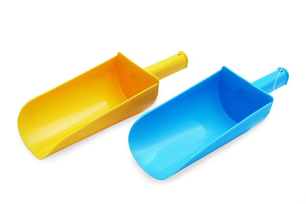 Schaufel, Sandkasten-Schaufel, Kinder-Schaufel, Gelb, Blau