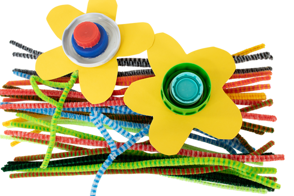 Streifen-Pfeifenputzer, bunt sortiert, 30 cm, 6mm, 30 Stück