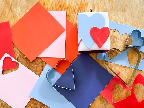 Herzform, Geschenkeverpackung, Schachtel, Pappe, Herzdeko