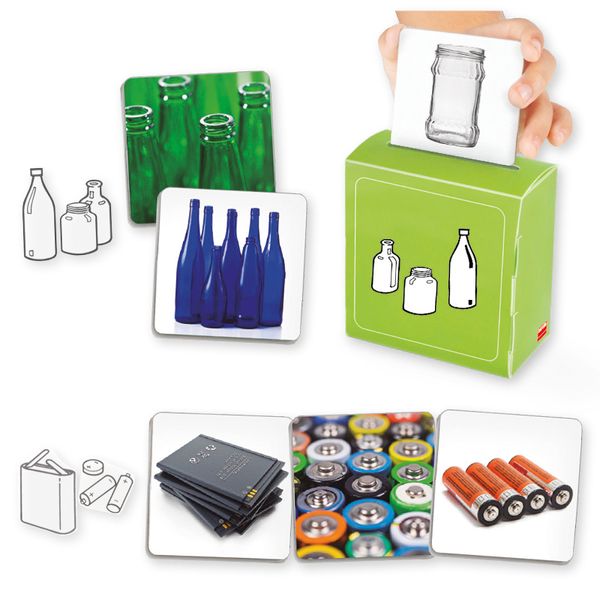Set Mülltrennung erlernen, 43-tlg., im Koffer Set Mülltrennung erlernen, 43-tlg., im Koffer