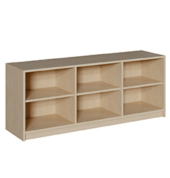 Raumteiler mit 6 Fächern mit Rückenwand, Höhe 60 cm Raumteiler mit 6 Fächern mit Rückenwand, Höhe 60 cm