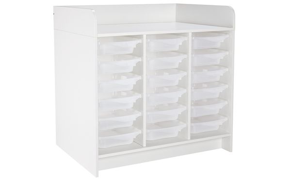 Wickelkommode mit 18 Boxen, 104 cm