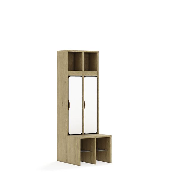 Garderobe Blox, unifarbige Türen, Variante wählbar