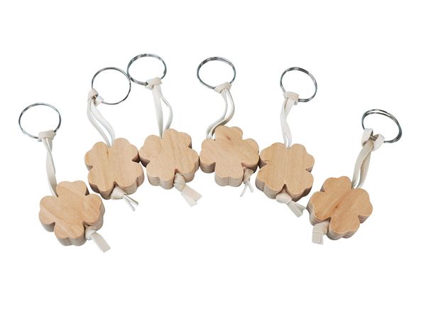 Schlüsselanhänger "Kleeblatt", 12er Set