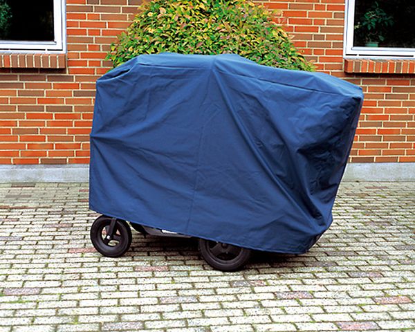 grill, cart, cover, blue, wheels