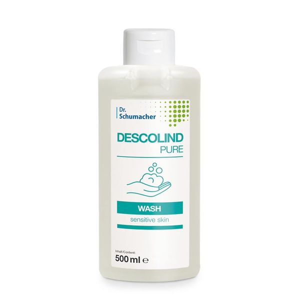 DR. SCHUMACHER Descolind Pure Wash, parfümfreie Handwaschlotion, 500 ml
