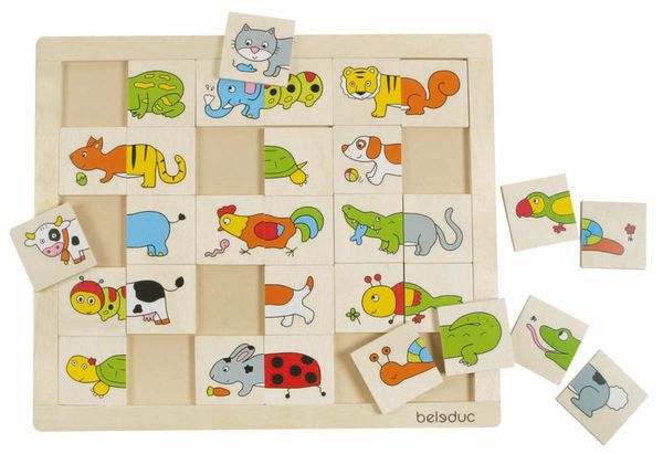 Match & Mix Puzzle Tiere, 30 Teile, ab 2 Jahre Match & Mix Puzzle Tiere, 30 Teile, ab 2 Jahre