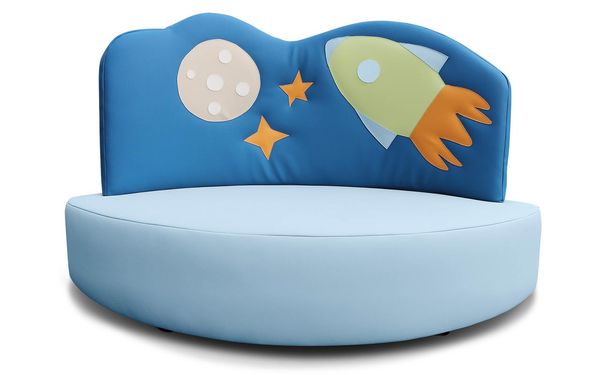 Kindersofa Rakete, Sitzhöhe 25 cm