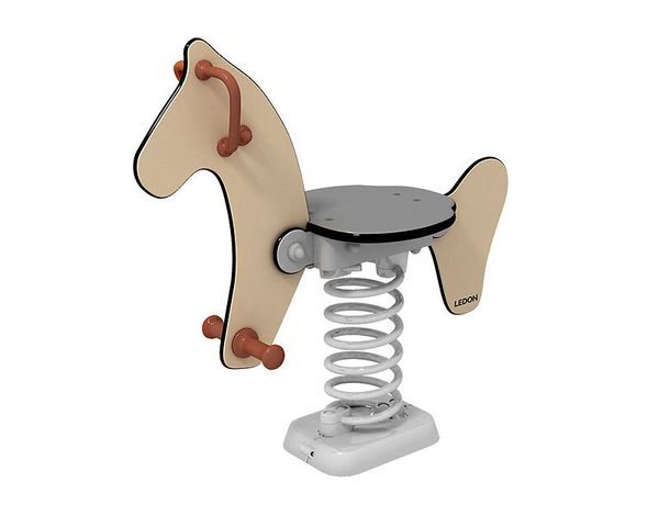 LEDON Federwippe Pferd, braun