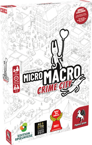 MicroMacro: Crime City (Edition Spielwiese), deutsch, 1-4 Personen, ab 10 Jahre MicroMacro: Crime City (Edition Spielwiese), deutsch, 1-4 Personen, ab 10 Jahre
