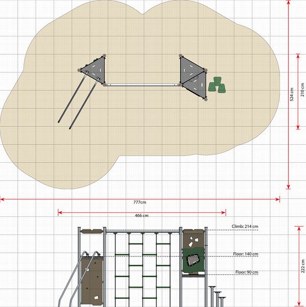 Klettergerüst Baxter