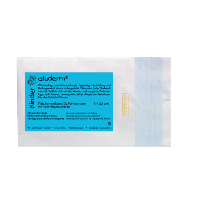 SÖHNGEN aluderm Kinder-Flächenverband für Schürfwunden, 4 Stk.