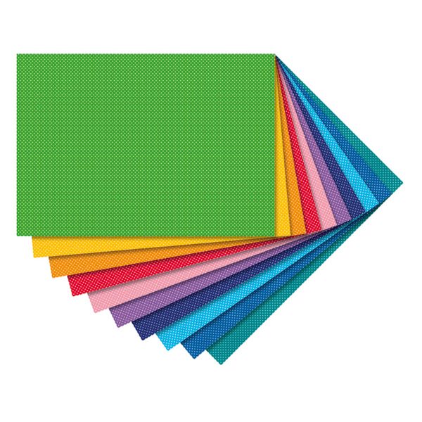 FOLIA Fotokarton, Pünktchen, 50x70 cm, 10 Bogen