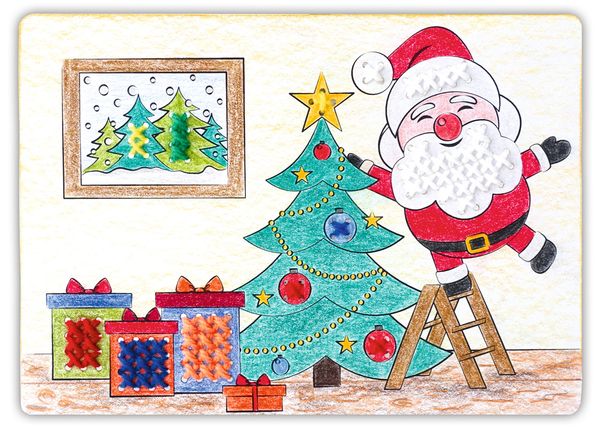 Kreuzstichvorlagen für Kinder, Weihnachtszeit (SONDERANGEBOT)