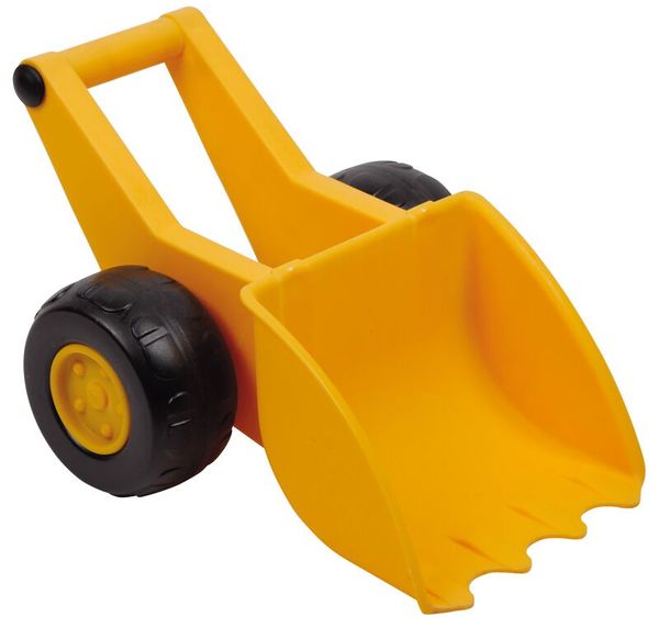 Spielzeugbagger, Schaufeltruck, Kauflader, Gelb, Kunststoff