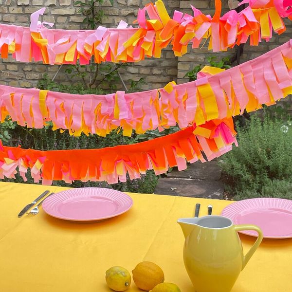 ELVIRAS Krepppapier Pastellmix, 10 Rollen bunt sortiert
