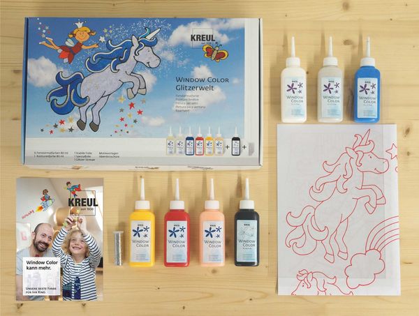 KREUL Window Color Set Glitzerwelt KREUL Window Color Set Glitzerwelt